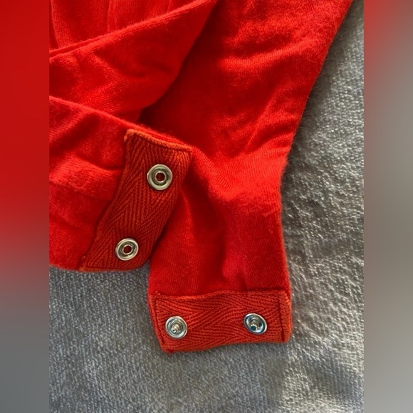 SUPERDOWN RED ONE-SHOULDER BODYSUIT - Picture 5 of 6